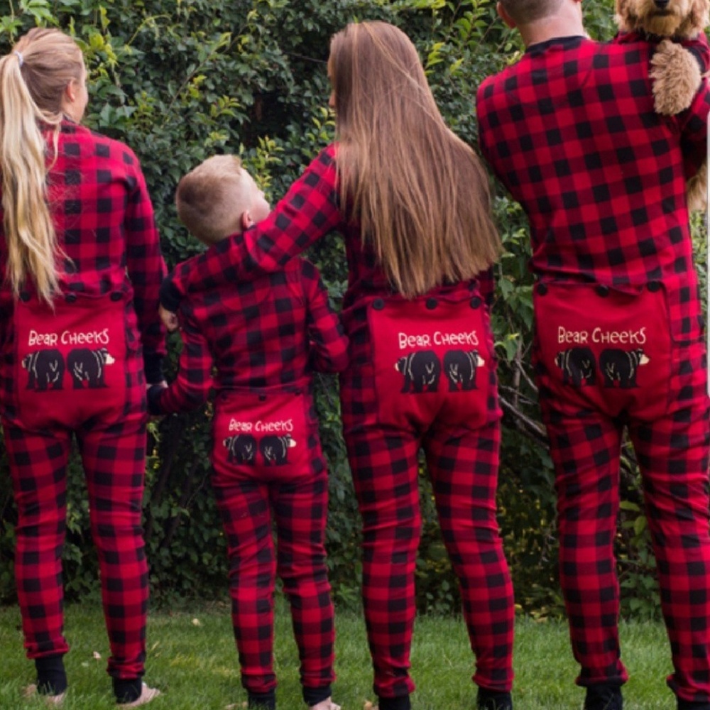 Lazy one bear cheeks flapjacks pajamas